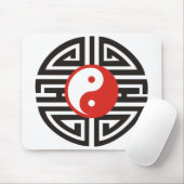 Yin Yang Tattoo Mousepad (Mit Mouse)
