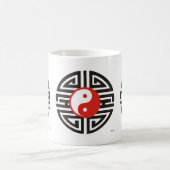 Yin Yang Tattoo Yantra Kaffeetasse (Mittel)