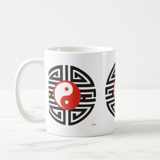 Yin Yang Tattoo Yantra Kaffeetasse (Links)