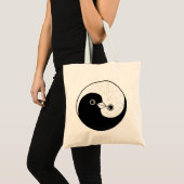 Yin Yang TaubenfriedensTaschentasche Tragetasche (Vorderseite (Produkt))