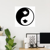 Yin Yang Tea Poster (Heimbüro)