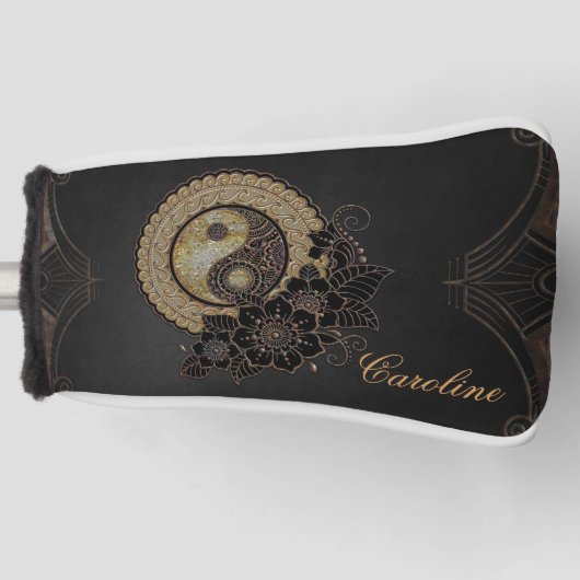 Yin yang the symbol that represents balance  golf headcover (Vorderseite)
