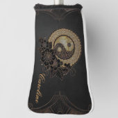 Yin yang the symbol that represents balance  golf headcover (Rotieren 90)