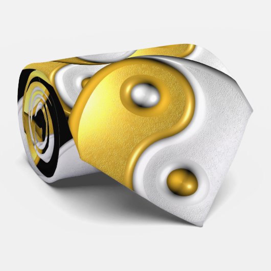 Yin-Yang /Tie Krawatte (Gerollt)