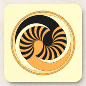 Yin Yang Tiger Untersetzer (Vorderseite)