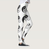 Yin Yang Tiki Warrior Mask Leggings (Rechts)