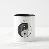 Yin Yang Tiki Warrior Mask Tasse (Zentrum)