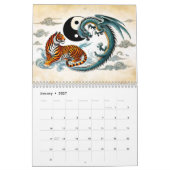 Yin & Yang – Tinten-Tiergestalten Kalender (Jan 2027)