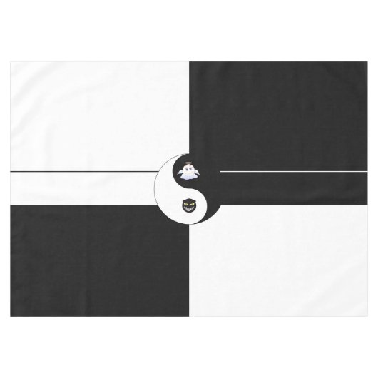 Yin Yang Tischdecke (Vorderseite (Horizontal))