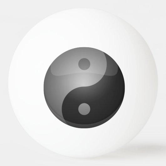 Yin Yang Tischtennisball (Vorderseite)
