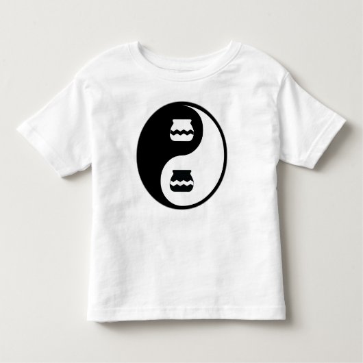 Yin Yang Tonwaren Kleinkind T-shirt (Vorderseite)