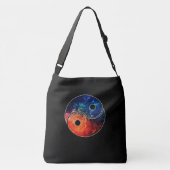 Yin Yang Tote Bag Tragetaschen Mit Langen Trägern (Rückseite)