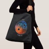 Yin Yang Tote Bag Tragetaschen Mit Langen Trägern (Von Nahem)