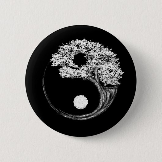 Yin Yang Tree Button (Vorderseite)