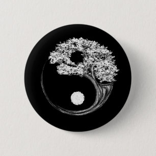 Yin Yang Tree Button