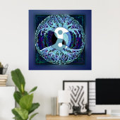 Yin Yang Tree of Life Poster (Heimbüro)
