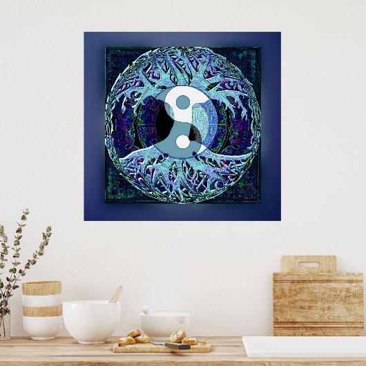 Yin Yang Tree of Life Poster (Küche)