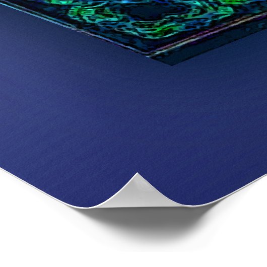 Yin Yang Tree of Life Poster (Ecke)