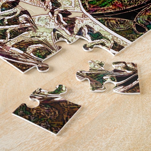 Yin Yang Tree of Life Tan Puzzle (Seite)