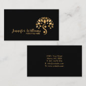 Yin Yang Tree of Life - Visitenkarte (Vorne/Hinten)