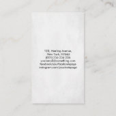 Yin Yang Tree of Life Visitenkarte (Rückseite)