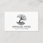 Yin Yang Tree of Life Visitenkarte (Vorderseite)