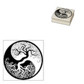 Yin Yang Tree oif Life Gummistempel (Stempel)
