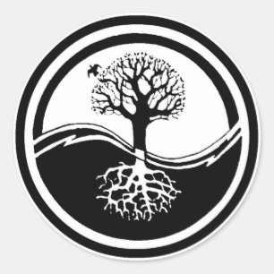 Yin Yang ~ Tree Sticker