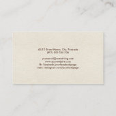 Yin Yang Tree Visitenkarte (Rückseite)