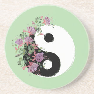 Yin Yang Trink Sandstein Untersetzer