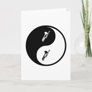 Yin Yang Trombone Karte