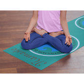 Yin Yang Turquoise Workout, Pilates und Yogamatte