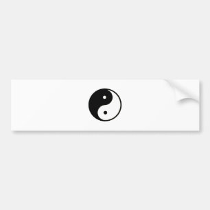 Yin Yang überwindet das MUSEUM Zazzle Geschenke Autoaufkleber