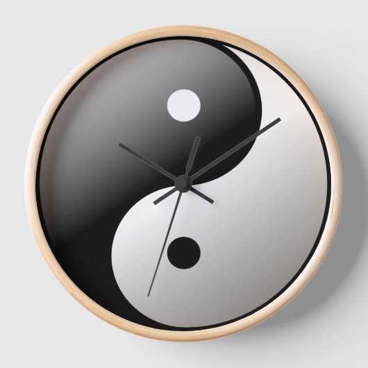 Yin Yang Uhr (Vorderseite)