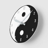 YIN-YANG-Uhr Runde Wanduhr (Winkel)