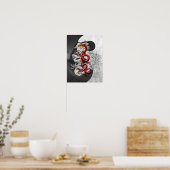 Yin Yang und Dragon Poster (Küche)