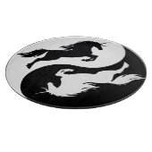 Yin Yang Unicorn Cutting Board Schneidebrett (Ecke)