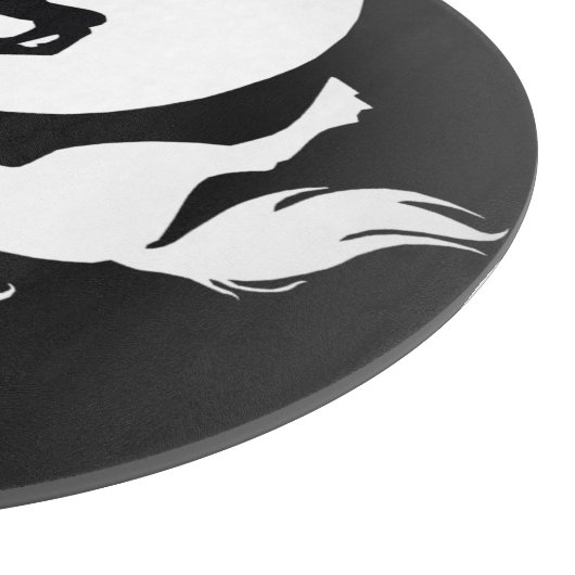 Yin Yang Unicorn Cutting Board Schneidebrett (Ecke)