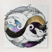 Yin Yang Unicorns Puzzle (Horizontal)