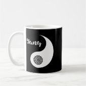 Yin & Yang Valentinstag Süßes Passendes Paar Kaffeetasse (Links)