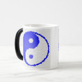 Yin Yang verwandelnde Kaffee-Tasse Verwandlungstasse (Vorderseite Links)