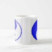 Yin Yang verwandelnde Kaffee-Tasse Verwandlungstasse (Mittel)
