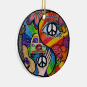 Yin Yang Verzierung Keramikornament (Rechts)