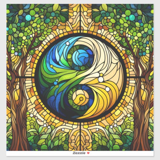 Yin Yang Vinyl Sticker (Blatt)