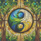 Yin Yang Vinyl Sticker (Vorderseite)