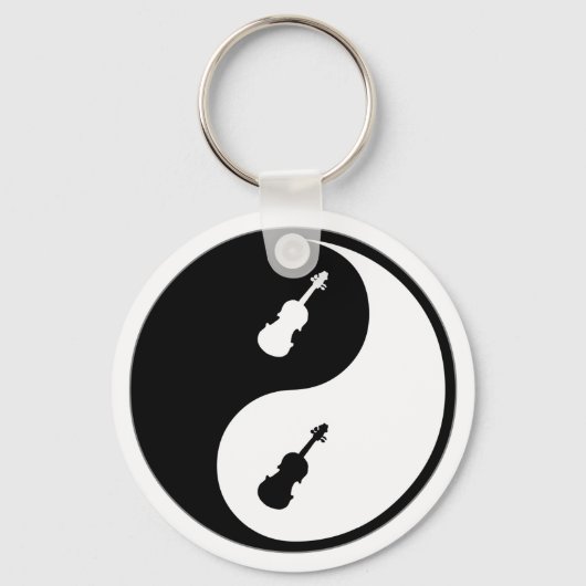 Yin Yang Violin Schlüsselanhänger (Vorderseite)