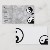 Yin Yang Visitenkarte (Vorne/Hinten)