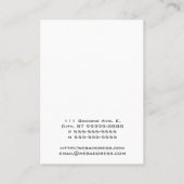 Yin Yang Visitenkarte (Rückseite)