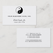 Yin Yang Visitenkarte (Vorne/Hinten)