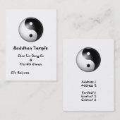 Yin & Yang Visitenkarte (Vorne/Hinten)